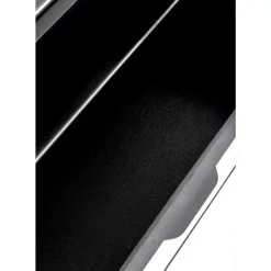 Kommode Soran 5 Schube Schwarz 65X114Cm