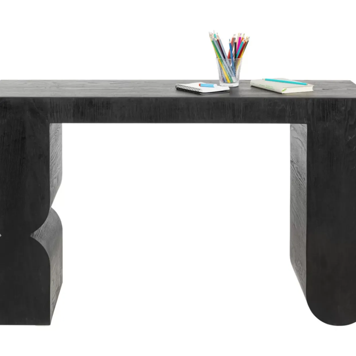 Konsole Curve Schwarz 120X76Cm