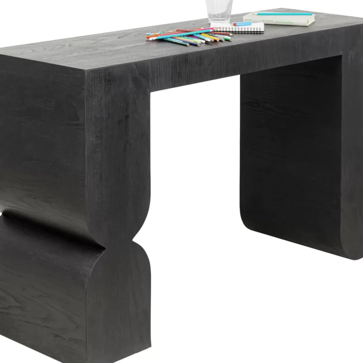 Konsole Curve Schwarz 120X76Cm