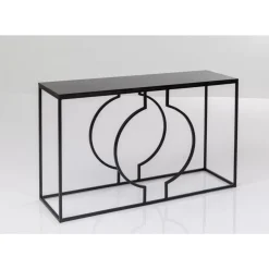 Konsole Miami Loft Schwarz 120X75Cm