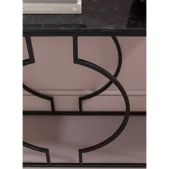 Konsole Miami Loft Schwarz 120X75Cm