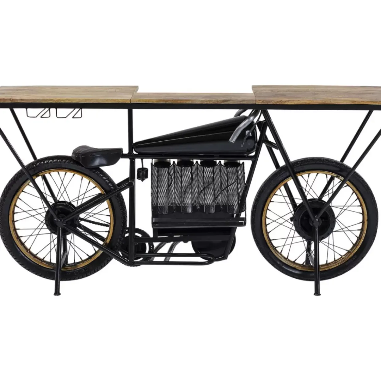 Konsole Motorbike Schwarz