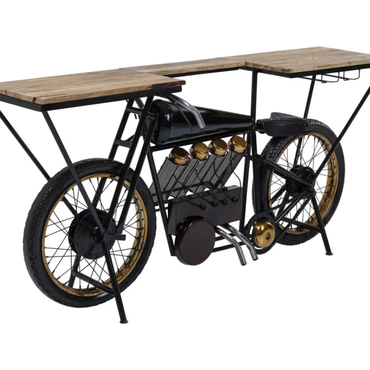 Konsole Motorbike Schwarz