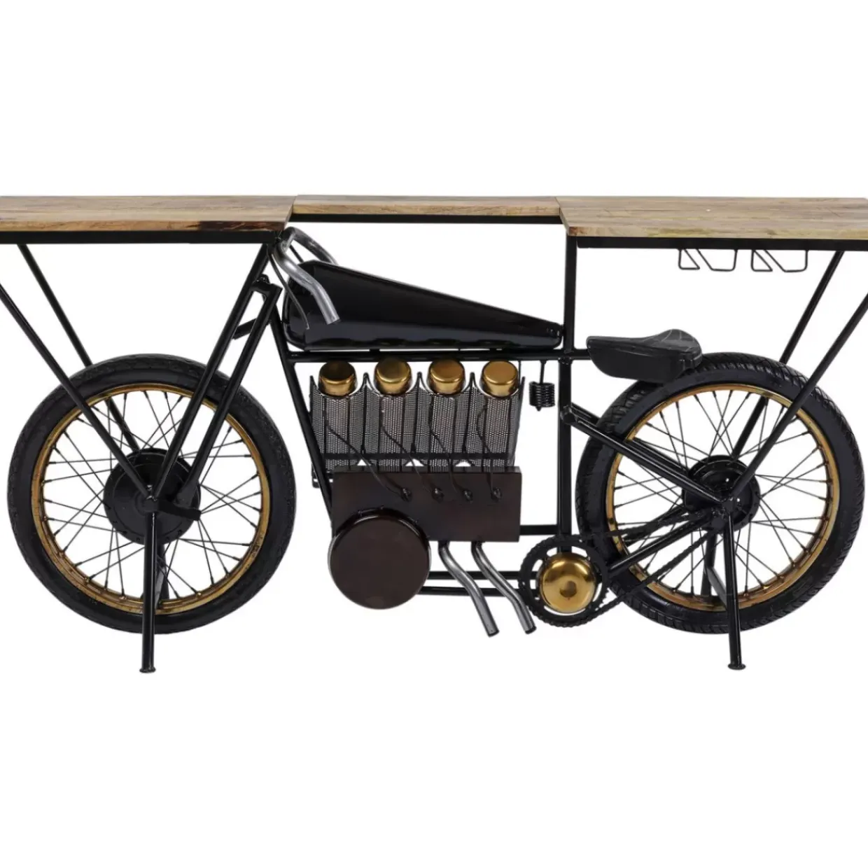 Konsole Motorbike Schwarz