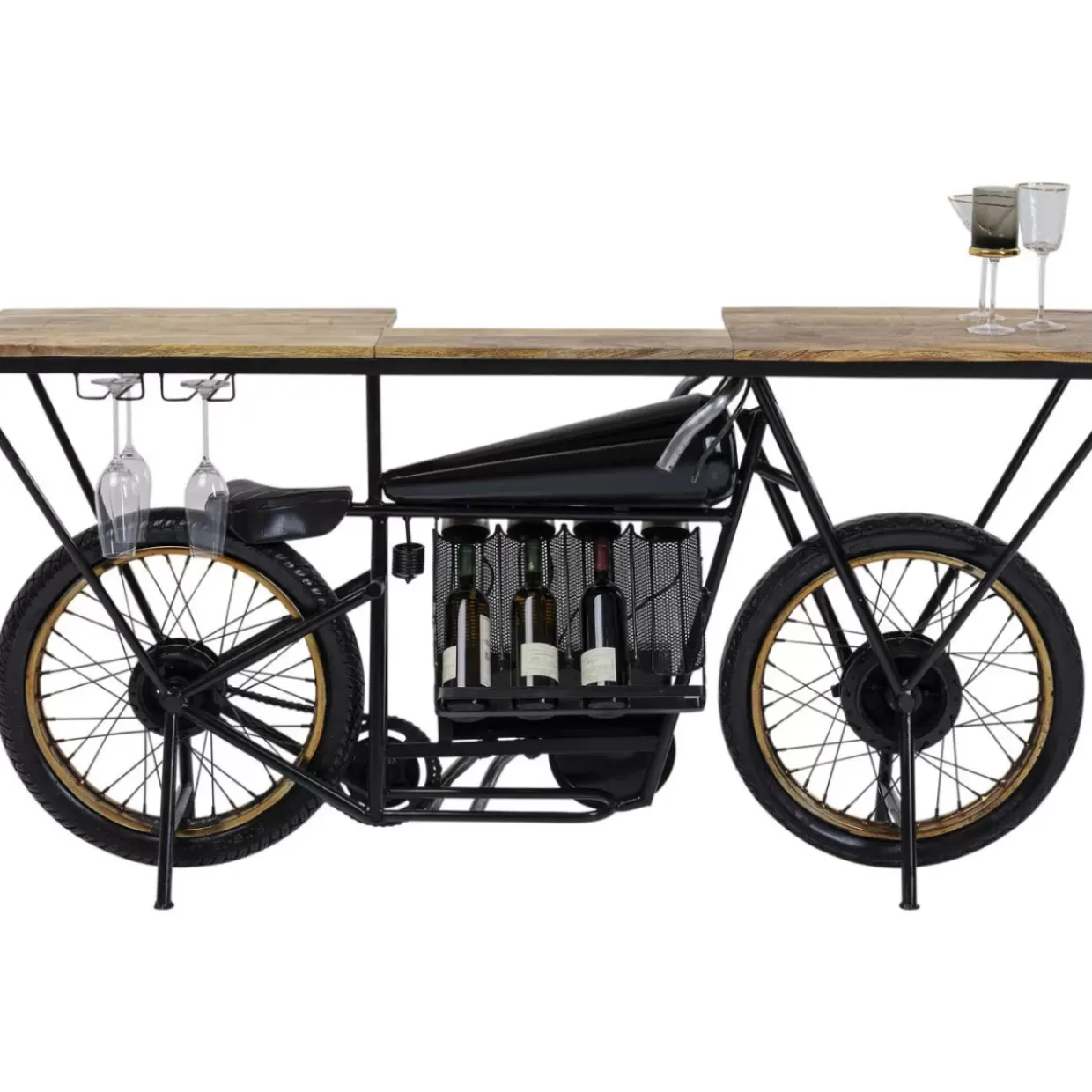 Konsole Motorbike Schwarz