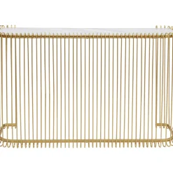 Konsole Wire Glas Marble Gold 142X89Cm