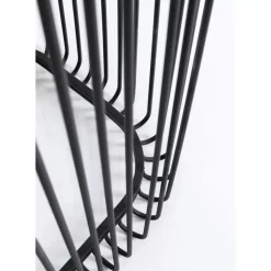 Konsole Wire Glas Schwarz 142X89Cm