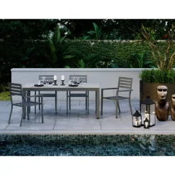 Laterne Giardino Schwarz Gold (4/Set)
