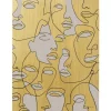 Leinwandbild Faces 70X100Cm