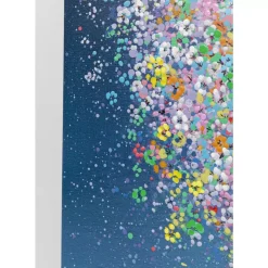 Leinwandbild Flying Elephant At Night 80X100Cm