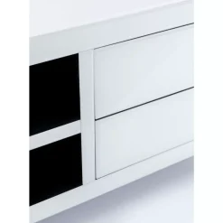 Lowboard Luxury Push Weiss 140X50Cm