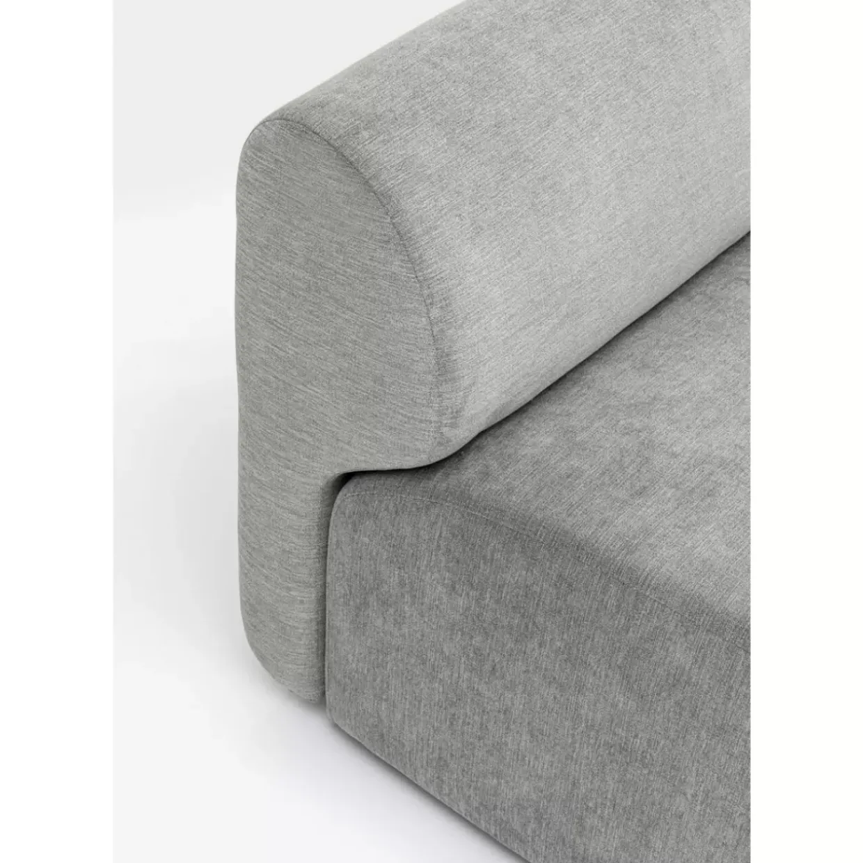 Lucca Ottomane Elements Grau Rechts 90Cm