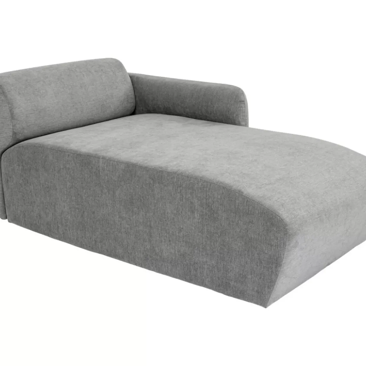 Lucca Ottomane Elements Grau Rechts 90Cm