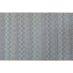 Outdoor Teppich Zigzag Blau 160X230Cm