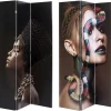 Paravent Royal Headdress Vs Snake Girl 120X180Cm