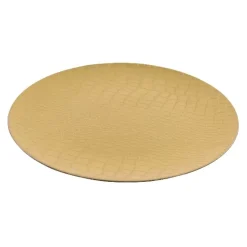 Platzteller In Schlangenoptik Gold
