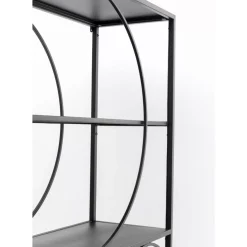 Regal Circle Schwarz 100X200Cm