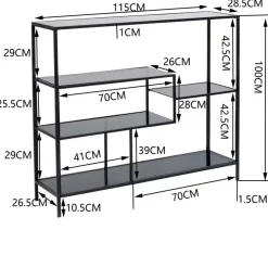 Regal Loft Schwarz 100X115