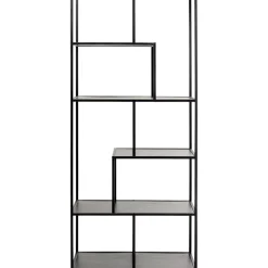 Regal Loftie Schwarz 77X185Cm