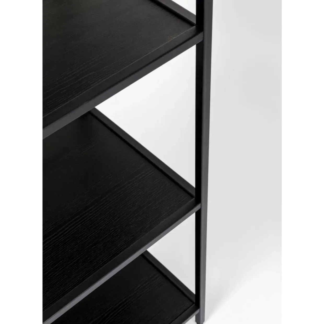 Regal Loftie Schwarz 77X185Cm
