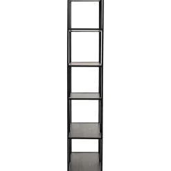 Regal Loftie Schwarz 77X185Cm