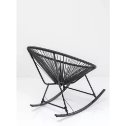 Schaukelstuhl Acapulco Schwarz