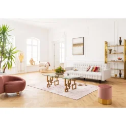 Schlafsofa Milchbar Beige 219Cm