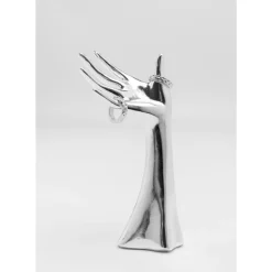 Schmuckaufbewahrung Hand Silber 10X20Cm