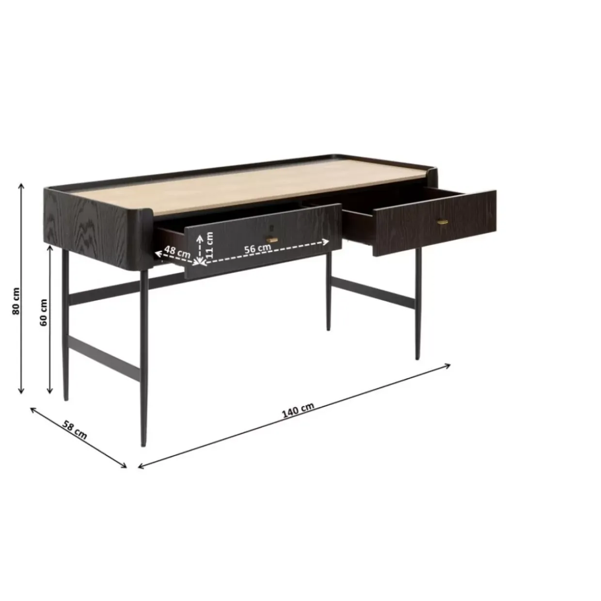Schreibtisch Milano 140