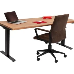 Schreibtisch Office Harmony Schwarz 200X100