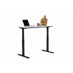 Schreibtisch Office Smart Schwarz Weis 160X80