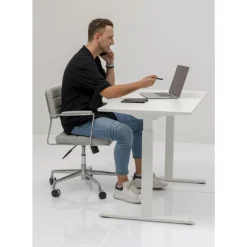 Schreibtisch Office Smart Weiss Weiss 140X60