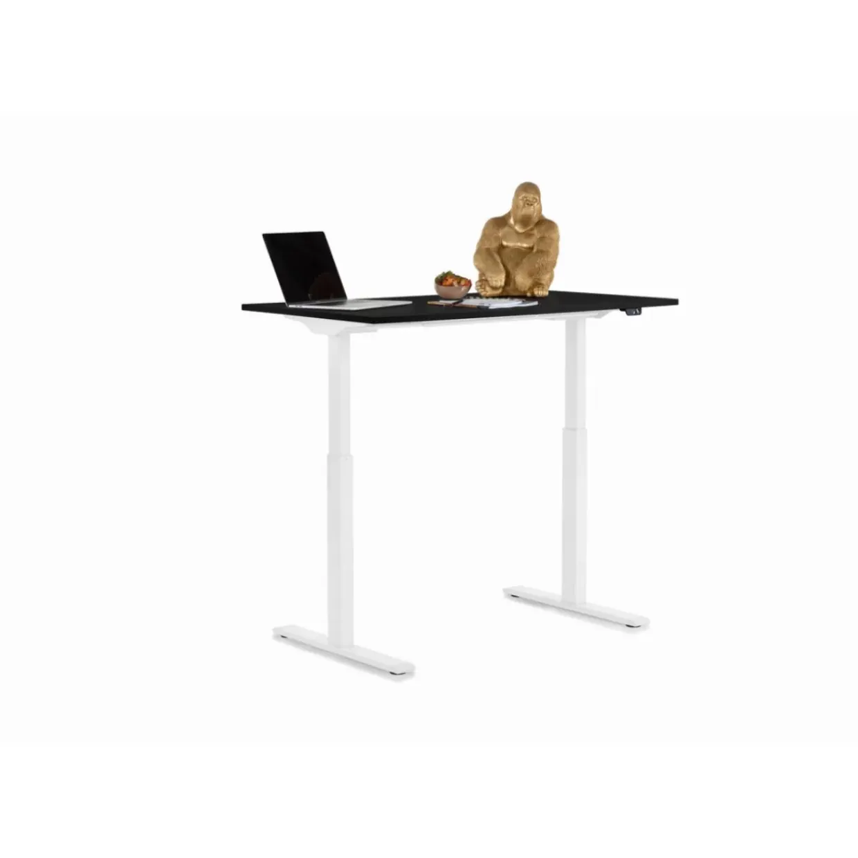 Schreibtisch Office Smart Weis Schwarz 120X70