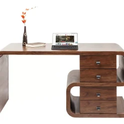 Schreibtisch Soft Snake Walnut 150X70Cm