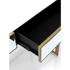 Schreibtisch Soran Gold 120X50Cm