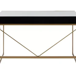Schreibtisch Soran Gold 120X50Cm