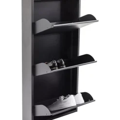 Schuhkipper Caruso 3-Er Anthrazit