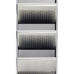 Schuhkipper Caruso 3-Er Silber/Geflext