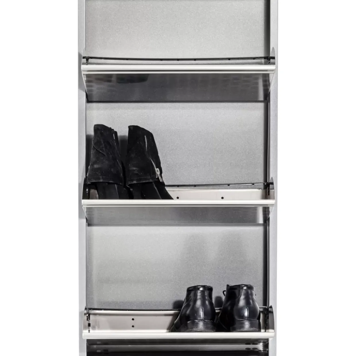 Schuhkipper Caruso 3-Er Silber/Geflext