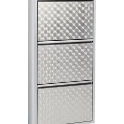 Schuhkipper Caruso 3-Er Silber/Geflext