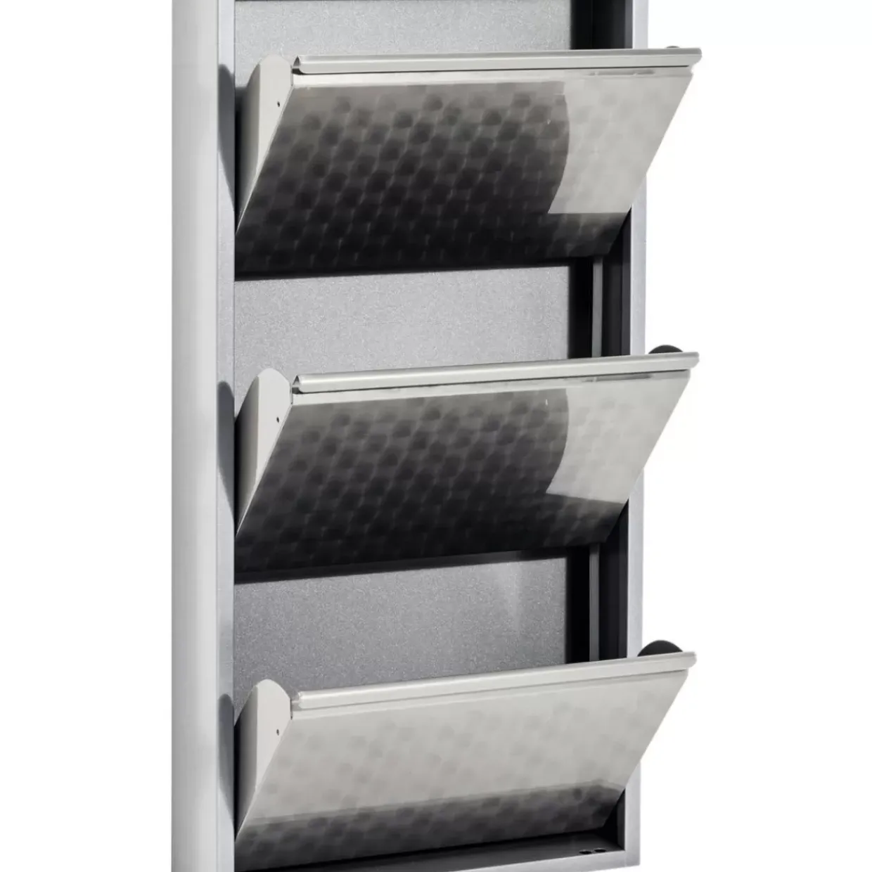 Schuhkipper Caruso 3-Er Silber/Geflext