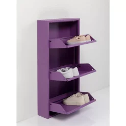 Schuhkipper Caruso 3-Er Violet