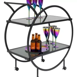 Servierwagen Loft Schwarz