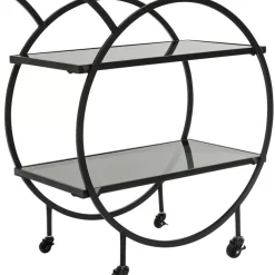 Servierwagen Loft Schwarz