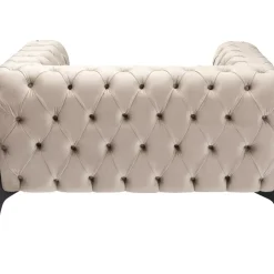 Sessel Bellissima Velvet Beige 120Cm