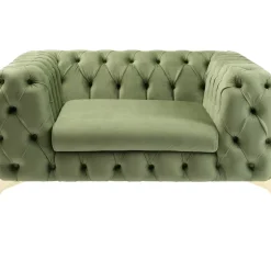 Sessel Bellissima Velvet Grun 120Cm