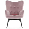 Sessel Black Vicky Velvet Rose