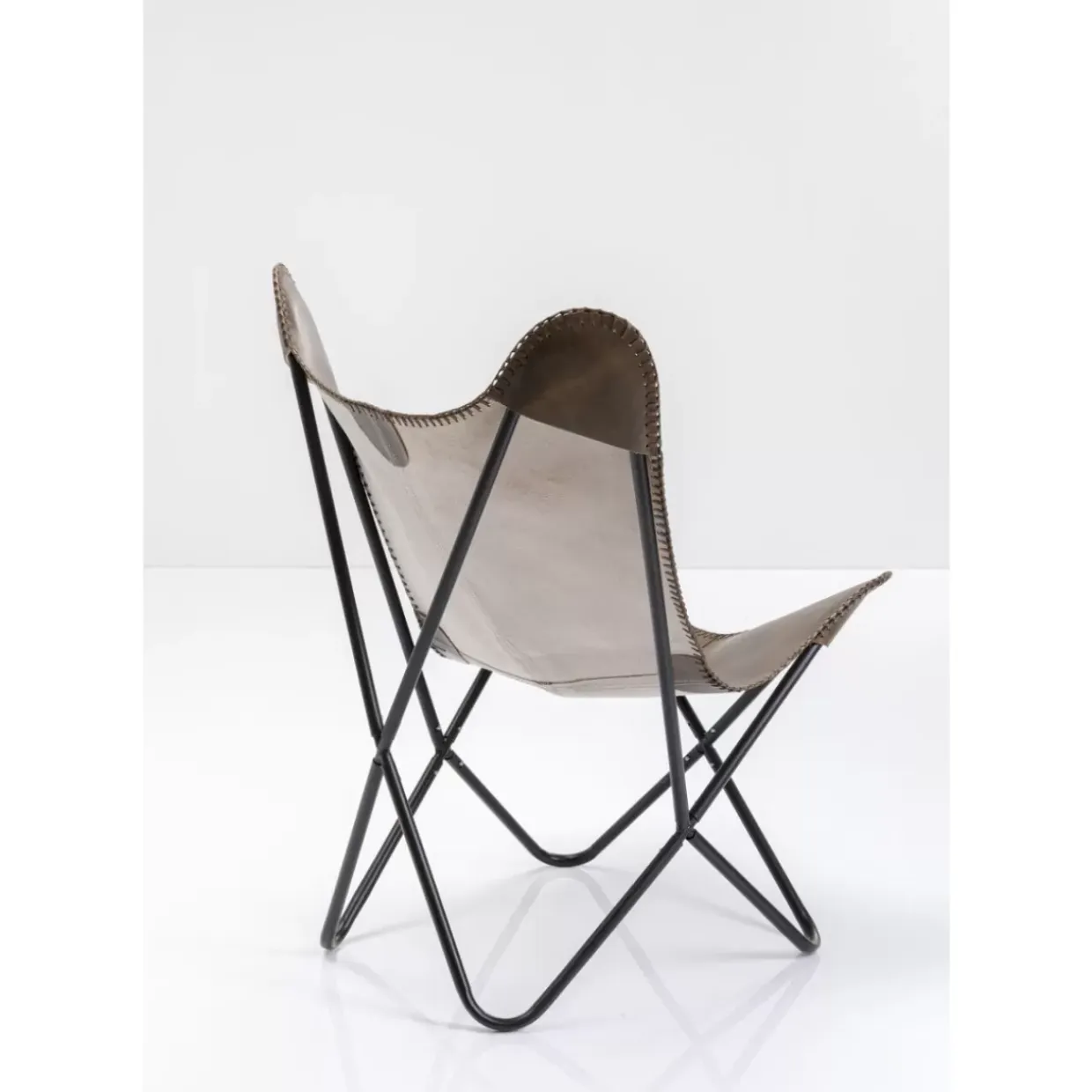 Sessel California Leder Dunkelbraun