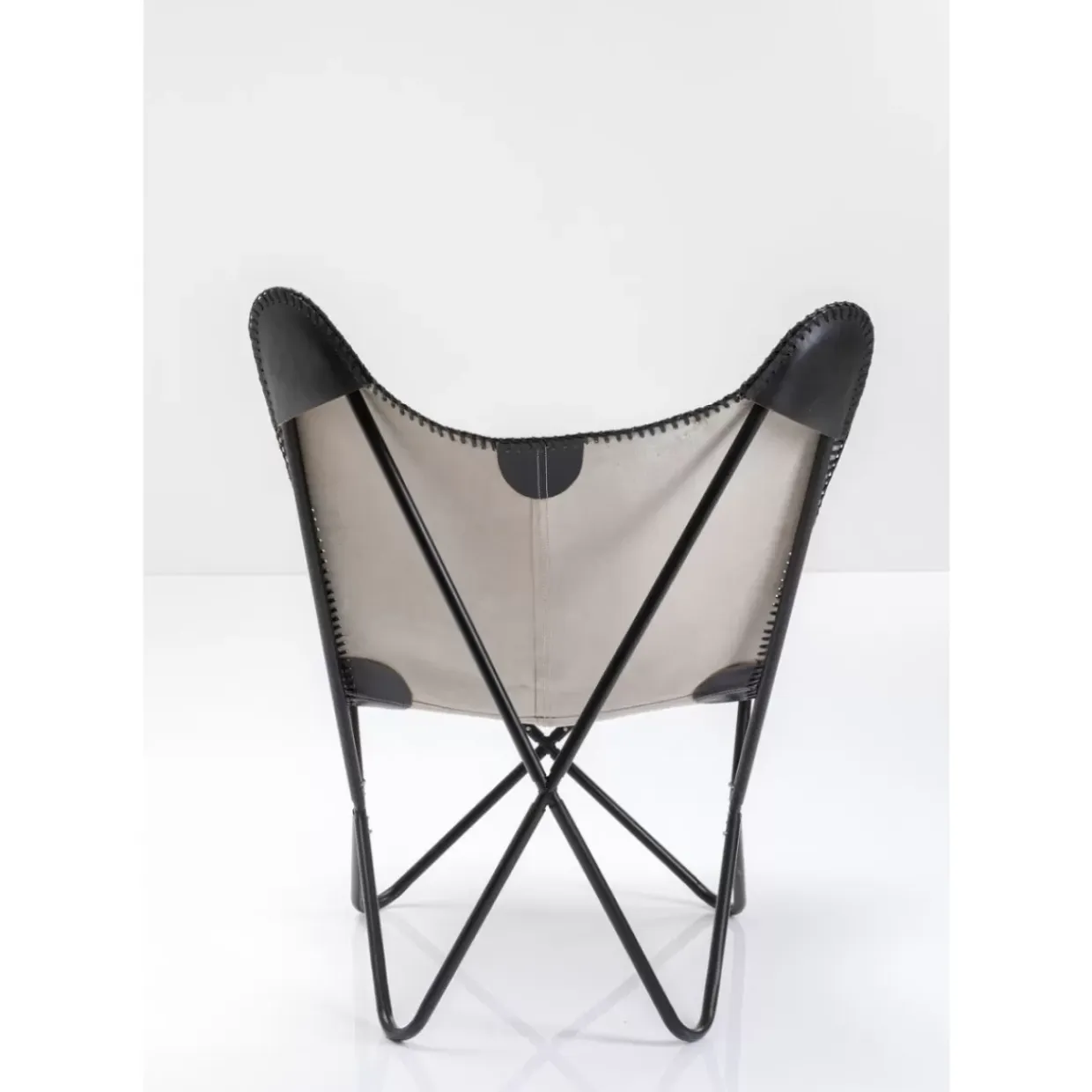 Sessel California Leder Schwarz