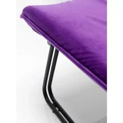 Sessel Mit Hocker Snuggle Lila (2/Tlg)